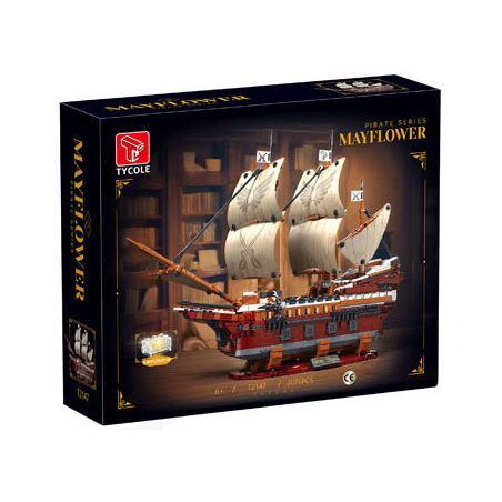 TYGOLL T2147 2147 MAYFLOWER SAILING SHIP bộ đồ chơi xếp lắp ráp ghép mô hình Pirates Of The Caribbean Cướp Biển Vùng Caribe 2076 khối