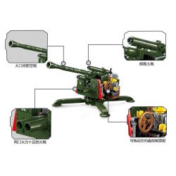 Enlighten 1704 Qman 1704 non  ĐẠI BÁC bộ đồ chơi xếp lắp ráp ghép mô hình Tactical Espionage Action TACTICAL ESPIONAGE ACTION COMBAT ZONES FIRE Chiến Thuật Quân Sự 124 khối