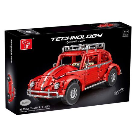 TYGOLL T5049 5049 VOLKSWAGEN BEETLE 1:10 tỷ lệ 1:10 bộ đồ chơi xếp lắp ráp ghép mô hình Technic Kỹ Thuật Công Nghệ Cao Mô Hình Phương Tiện 2661 khối