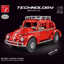 TYGOLL T5049 5049 VOLKSWAGEN BEETLE 1:10 tỷ lệ 1:10 bộ đồ chơi xếp lắp ráp ghép mô hình Technic Kỹ Thuật Công Nghệ Cao Mô Hình Phương Tiện 2661 khối