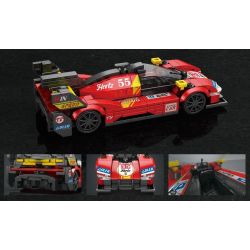 REOBRIX 661 FERRARI 499P SUPERCAR bộ đồ chơi xếp lắp ráp ghép mô hình Speed Champions Racing Cars Đua Xe Công Thức 307 khối