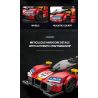 REOBRIX 661 FERRARI 499P SUPERCAR bộ đồ chơi xếp lắp ráp ghép mô hình Speed Champions Racing Cars Đua Xe Công Thức 307 khối