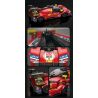 REOBRIX 661 FERRARI 499P SUPERCAR bộ đồ chơi xếp lắp ráp ghép mô hình Speed Champions Racing Cars Đua Xe Công Thức 307 khối