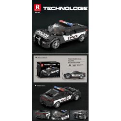 REOBRIX 662 XE CẢNH SÁT DOGE bộ đồ chơi xếp lắp ráp ghép mô hình Speed Champions Racing Cars Đua Xe Công Thức 372 khối