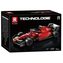 REOBRIX 663 CÔNG THỨC XE ĐUA F1 bộ đồ chơi xếp lắp ráp ghép mô hình Speed Champions Racing Cars Đua Xe Công Thức 245 khối