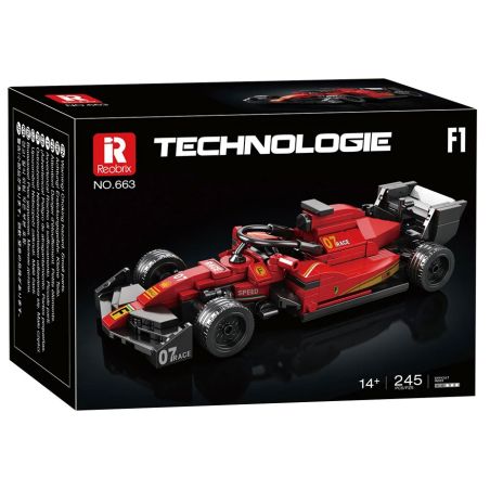 REOBRIX 663 CÔNG THỨC XE ĐUA F1 bộ đồ chơi xếp lắp ráp ghép mô hình Speed Champions Racing Cars Đua Xe Công Thức 245 khối
