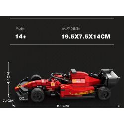 REOBRIX 663 CÔNG THỨC XE ĐUA F1 bộ đồ chơi xếp lắp ráp ghép mô hình Speed Champions Racing Cars Đua Xe Công Thức 245 khối