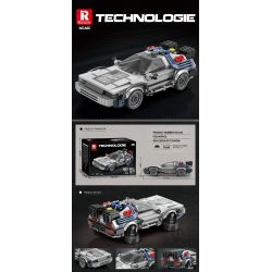 REOBRIX 665 QUAY LẠI TƯƠNG LAI XE THỂ THAO DMC DELOREAN bộ đồ chơi xếp lắp ráp ghép mô hình Speed Champions Racing Cars Đua Xe Công Thức 405 khối