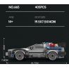 REOBRIX 665 QUAY LẠI TƯƠNG LAI XE THỂ THAO DMC DELOREAN bộ đồ chơi xếp lắp ráp ghép mô hình Speed Champions Racing Cars Đua Xe Công Thức 405 khối