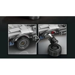 REOBRIX 665 QUAY LẠI TƯƠNG LAI XE THỂ THAO DMC DELOREAN bộ đồ chơi xếp lắp ráp ghép mô hình Speed Champions Racing Cars Đua Xe Công Thức 405 khối