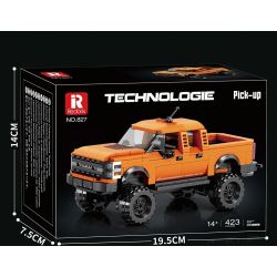 REOBRIX 827 FORD RAPTOR PICKUP bộ đồ chơi xếp lắp ráp ghép mô hình Speed Champions Racing Cars Đua Xe Công Thức 423 khối