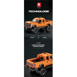 REOBRIX 827 FORD RAPTOR PICKUP bộ đồ chơi xếp lắp ráp ghép mô hình Speed Champions Racing Cars Đua Xe Công Thức 423 khối