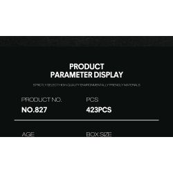 REOBRIX 827 FORD RAPTOR PICKUP bộ đồ chơi xếp lắp ráp ghép mô hình Speed Champions Racing Cars Đua Xe Công Thức 423 khối