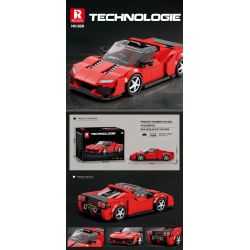 REOBRIX 828 SIÊU XE FERRARI J50 bộ đồ chơi xếp lắp ráp ghép mô hình Speed Champions Racing Cars Đua Xe Công Thức 298 khối