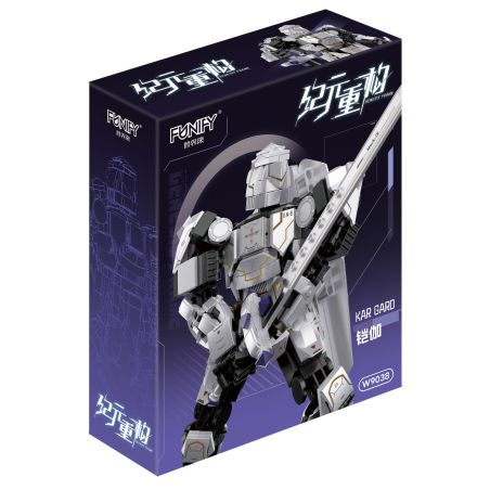 FUNIFY W9038 9038 TÁI THIẾT THỜI ĐẠI KAIGA bộ đồ chơi xếp lắp ráp ghép mô hình KAR GARD