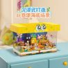 AREA-X AB0082 0082 SPONGEBOB SQUAREPANTS BEACHBURG SCENE VỚI HỘP HIỂN THỊ RIÊNG bộ đồ chơi xếp lắp ráp ghép mô hình Movie & Game Phim Và Trò Chơi