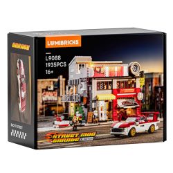 LUMIBRICKS L9088 9088 PHỐ MỸ NHÀ MÁY SỬA ĐỔI XE bộ đồ chơi xếp lắp ráp ghép mô hình Creator Sáng Tạo 1935 khối