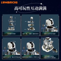 LUMIBRICKS L9091 9091 ĐÀI QUAN SÁT TRÊN VÁCH ĐÁ bộ đồ chơi xếp lắp ráp ghép mô hình City Thành Phố 2437 khối