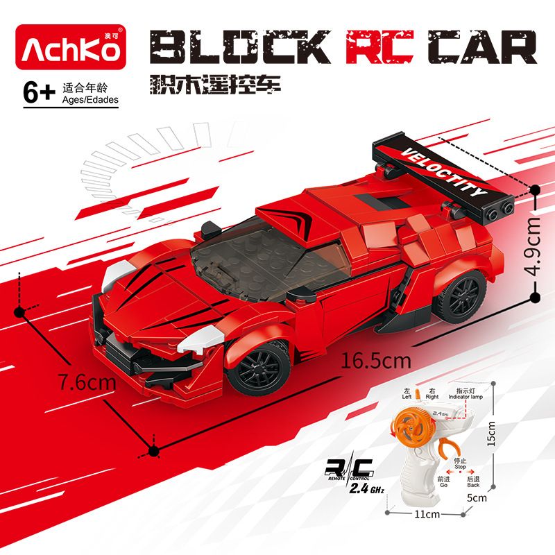 ACHKO 70063 LINCOLN bộ đồ chơi xếp lắp ráp ghép mô hình Racers Đua Tốc Độ