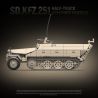 QuanGuan 100319 Quan Guan 100319 SD.KFZ.251 MỘT NỬA XE BỌC THÉP bộ đồ chơi xếp lắp ráp ghép mô hình Military Army SD.KFZ.251 HALF-TRACK ARMORED VEHICLE Quân Sự Bộ Đội 714 khối