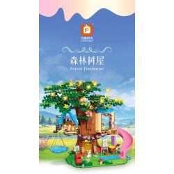 FORANGE FC3518 3518 NGÔI NHÀ TRÊN CÂY bộ đồ chơi xếp lắp ráp ghép mô hình Creator TREE HOUSE Sáng Tạo 731 khối