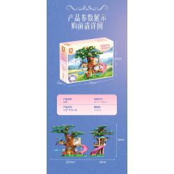 FORANGE FC3518 3518 NGÔI NHÀ TRÊN CÂY bộ đồ chơi xếp lắp ráp ghép mô hình Creator TREE HOUSE Sáng Tạo 731 khối