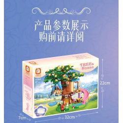 FORANGE FC3518 3518 NGÔI NHÀ TRÊN CÂY bộ đồ chơi xếp lắp ráp ghép mô hình Creator TREE HOUSE Sáng Tạo 731 khối
