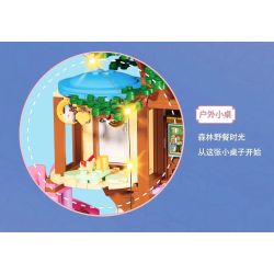 FORANGE FC3518 3518 NGÔI NHÀ TRÊN CÂY bộ đồ chơi xếp lắp ráp ghép mô hình Creator TREE HOUSE Sáng Tạo 731 khối