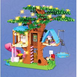 FORANGE FC3518 3518 NGÔI NHÀ TRÊN CÂY bộ đồ chơi xếp lắp ráp ghép mô hình Creator TREE HOUSE Sáng Tạo 731 khối