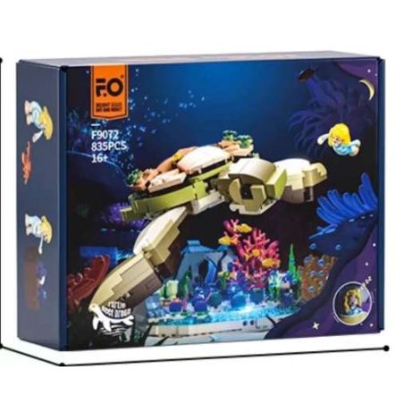 LUMIBRICKS FUNWHOLE F9072 9072 RÙA SAN HÔ MỘNG DU bộ đồ chơi xếp lắp ráp ghép mô hình Arts & Crafts 835 khối