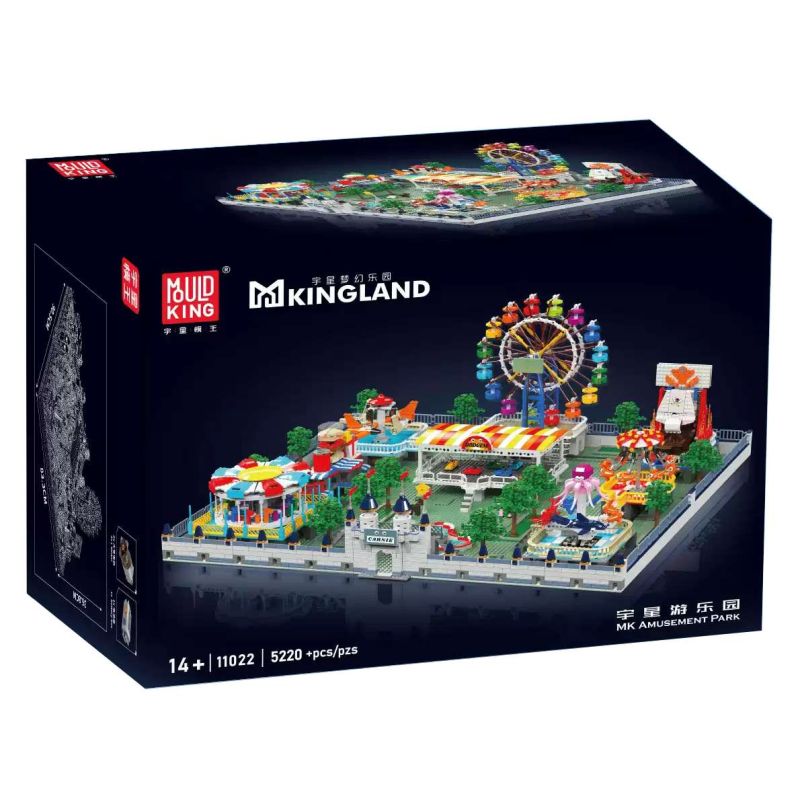 MouldKing 11022 Mould King 11022 CÔNG VIÊN GIẢI TRÍ bộ đồ chơi xếp lắp ráp ghép mô hình Creator MK AMUSEMENT PARK Sáng Tạo 5220 khối