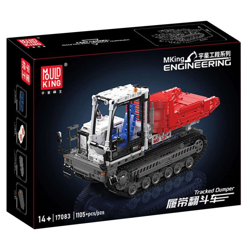 MouldKing 17083 Mould King 17083 THEO DÕI XE TẢI ĐỔ bộ đồ chơi xếp lắp ráp ghép mô hình Technic TRACKED DUMPER Kỹ Thuật Công Nghệ Cao Mô Hình Phương Tiện 1105 khối