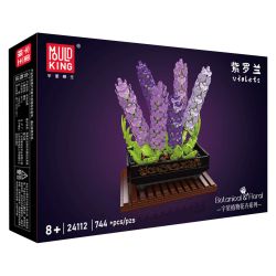 MouldKing 24112 Mould King 24112 VIOLET bộ đồ chơi xếp lắp ráp ghép mô hình Creator VIOLETS Sáng Tạo 744 khối
