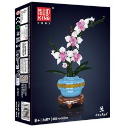 MouldKing 24119 Mould King 24119 HOA LAN bộ đồ chơi xếp lắp ráp ghép mô hình Creator ORCHID Sáng Tạo 386 khối