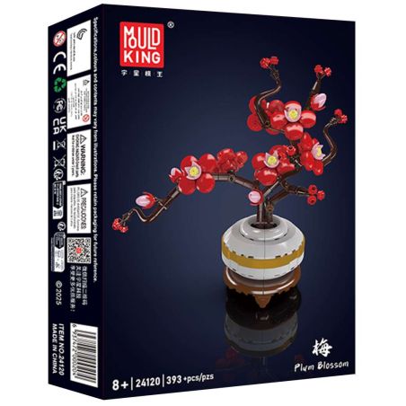 MouldKing 24120 Mould King 24120 MẬN BOSSOM bộ đồ chơi xếp lắp ráp ghép mô hình Creator PLUM BLOSSOM Sáng Tạo 393 khối