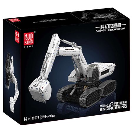 MouldKing 17079 Mould King 17079 KHOA HỌC VIỄN TƯỞNG bộ đồ chơi xếp lắp ráp ghép mô hình Technic SCI-FI EXCAVATOR Kỹ Thuật Công Nghệ Cao Mô Hình Phương Tiện 3195 khối