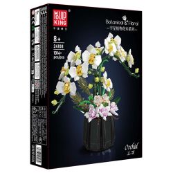 MouldKing 24108 Mould King 24108 HOA LAN bộ đồ chơi xếp lắp ráp ghép mô hình Creator ORCHID Sáng Tạo 1014 khối