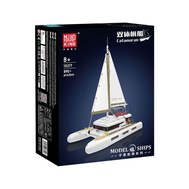 MouldKing 10217 Mould King 10217 MÔ HÌNH TÀU CATAMARAN bộ đồ chơi xếp lắp ráp ghép mô hình Creator Sáng Tạo 890 khối