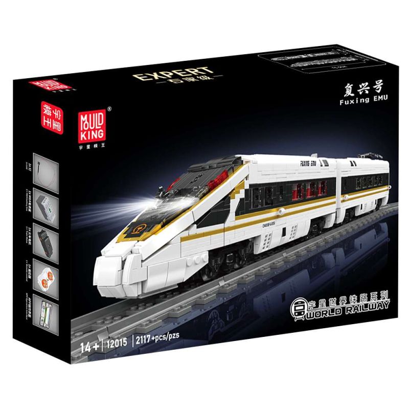 MouldKing 12015 Mould King 12015 FUXING bộ đồ chơi xếp lắp ráp ghép mô hình City Thành Phố 2117 khối