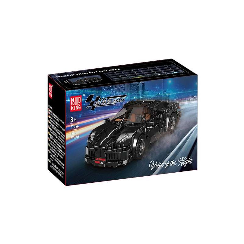 MouldKing 27096 Mould King 27096 TIẾNG TỐI CỦA BUGATTI bộ đồ chơi xếp lắp ráp ghép mô hình Speed Champions Racing Cars Đua Xe Công Thức 411 khối