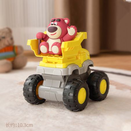 PLEYERID M38-LS021 LS021 M38LS021 38-LS021 DISNEY GẤU DÂU ĐƯỢC LẮP RÁP VÀ LÀM ĐẦY XE KỸ THUẬT bộ đồ chơi xếp lắp ráp ghép mô hình Pre-School Mẫu Giáo 11 khối