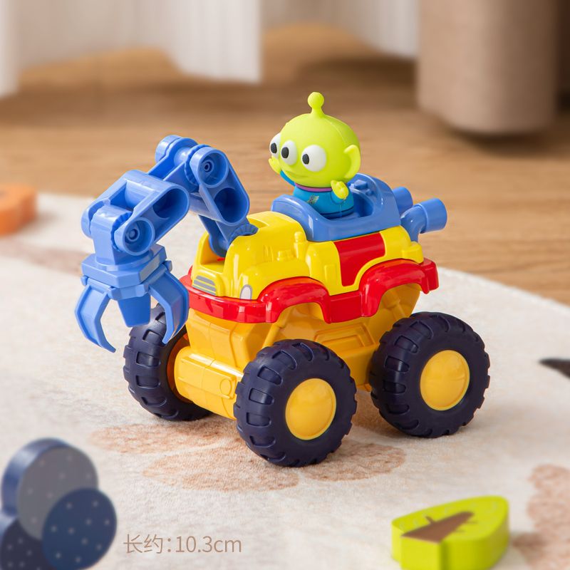 PLEYERID M38-LS022 LS022 M38LS022 38-LS022 DISNEY XE KỸ THUẬT LẤY ĐÁ ĐIÊN BA MẮT bộ đồ chơi xếp lắp ráp ghép mô hình Pre-School Mẫu Giáo 13 khối