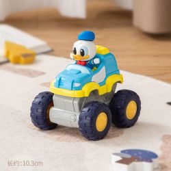 PLEYERID M38-LS007 LS007 M38LS007 38-LS007 DISNEY DONALD DUCK LẮP RÁP MỘT CHIẾC XE ĐỊA HÌNH RỘNG LỚN bộ đồ chơi xếp lắp ráp ghép mô hình Pre-School Mẫu Giáo 10 khối