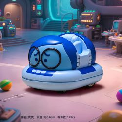 PLEYERID M38-LS073 LS073 M38LS073 38-LS073 DISNEY SONSON YOUYOU ĐÃ LẮP RÁP XE BỘI THU HAI LẦN ĐỘI ĐẠI LÝ bộ đồ chơi xếp lắp ráp ghép mô hình Pre-School Mẫu Giáo