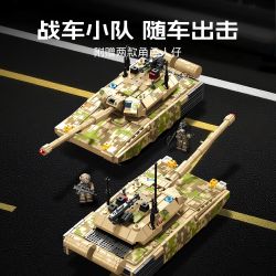 SEMBO 203240 ĐẤT NƯỚC HÙNG MẠNH THẾ HỆ MỚI CỦA XE TĂNG CHIẾN ĐẤU CHÍNH bộ đồ chơi xếp lắp ráp ghép mô hình Military Army Quân Sự Bộ Đội 678 khối