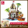 JIESTAR 59161 ĐẢO SỌ bộ đồ chơi xếp lắp ráp ghép mô hình Pirates Of The Caribbean SKULL SLAND Cướp Biển Vùng Caribe 533 khối