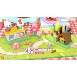 BLOKEES 73591 SANRIO FAMILY DADOU DREAM LỜI NÓI ĐẦU ĐẾN MÙA XUÂN ẤM ÁP bộ đồ chơi xếp lắp ráp ghép mô hình Movie & Game Phim Và Trò Chơi