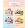 GUDI 51017D 51017A 51017B 51017C DREAM TOWN 4 STYLES SHIGUANG DESSERT SHOP XINGLUO COFFEE JIANYUE BOOKSTORE HAOCHA BAKING bộ đồ chơi xếp lắp ráp ghép mô hình 1254 khối