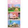 GUDI 51017D 51017A 51017B 51017C DREAM TOWN 4 STYLES SHIGUANG DESSERT SHOP XINGLUO COFFEE JIANYUE BOOKSTORE HAOCHA BAKING bộ đồ chơi xếp lắp ráp ghép mô hình 1254 khối