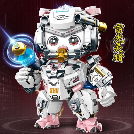 TOPTOYSGO 8821 MƯỜI HAI DẤU HIỆU HOÀNG ĐẠO SẤM SÉT VÀ LỢN NHẸ bộ đồ chơi xếp lắp ráp ghép mô hình 582 khối